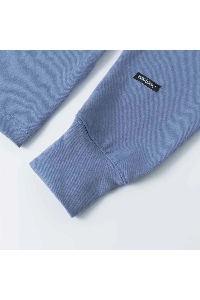 Лонгслив YMKASHIX Rugby пыльно-синий/синий