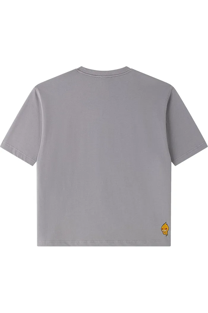 Футболка YMKASHIX Ghost серая унисекс