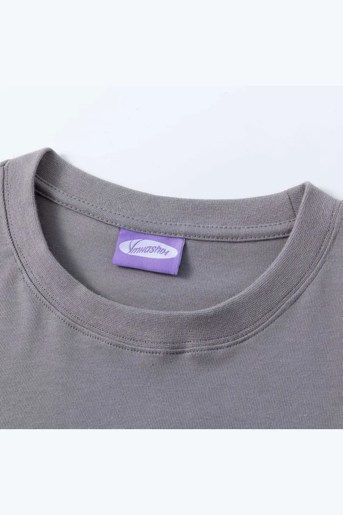 Футболка YMKASHIX Ghost серая унисекс