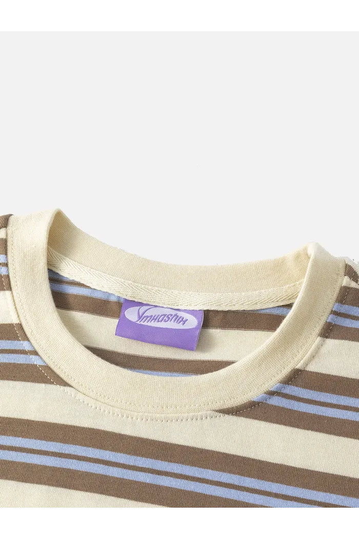 Футболка YMKASHIX Nineties песочный/коричн.