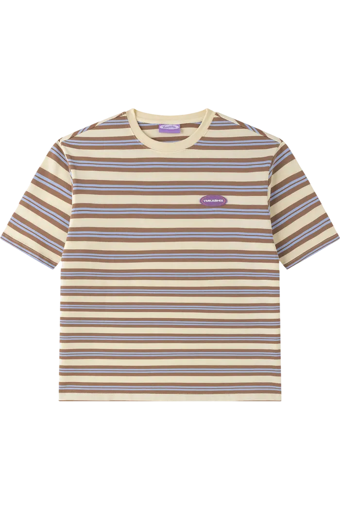 Футболка YMKASHIX Nineties песочный/коричн.