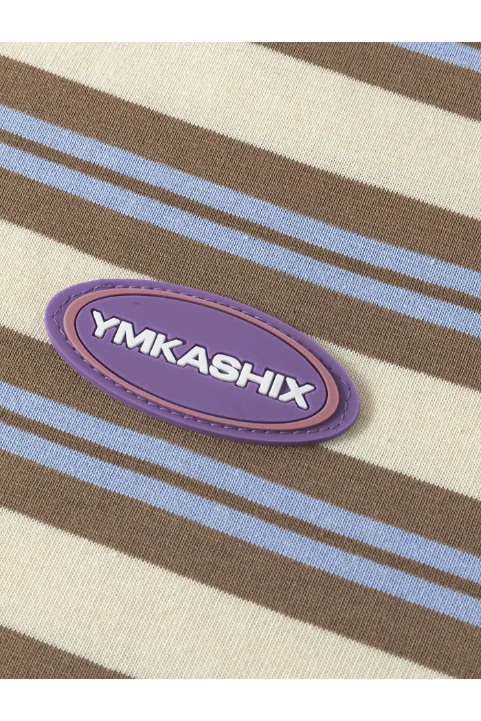 Футболка YMKASHIX Nineties песочный/коричн.