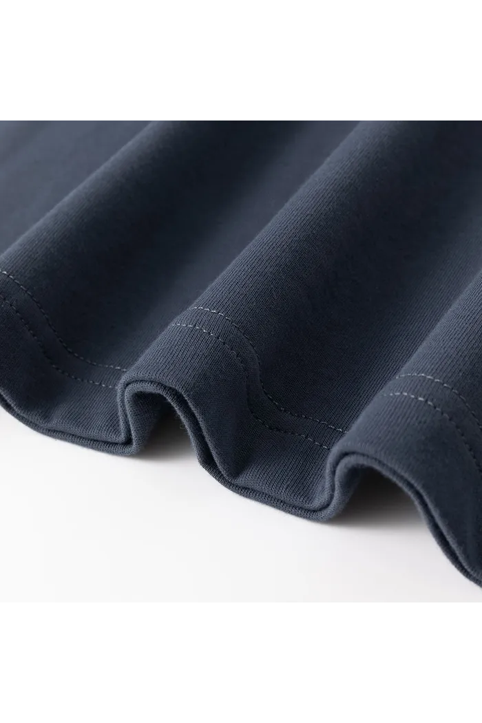 Футболка YMKASHIX Logo Face пыльно-синий