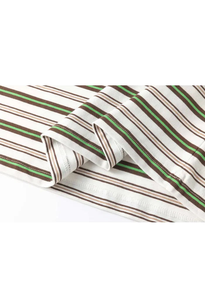 Футболка YMKASHIX Nineties белый/коричневый