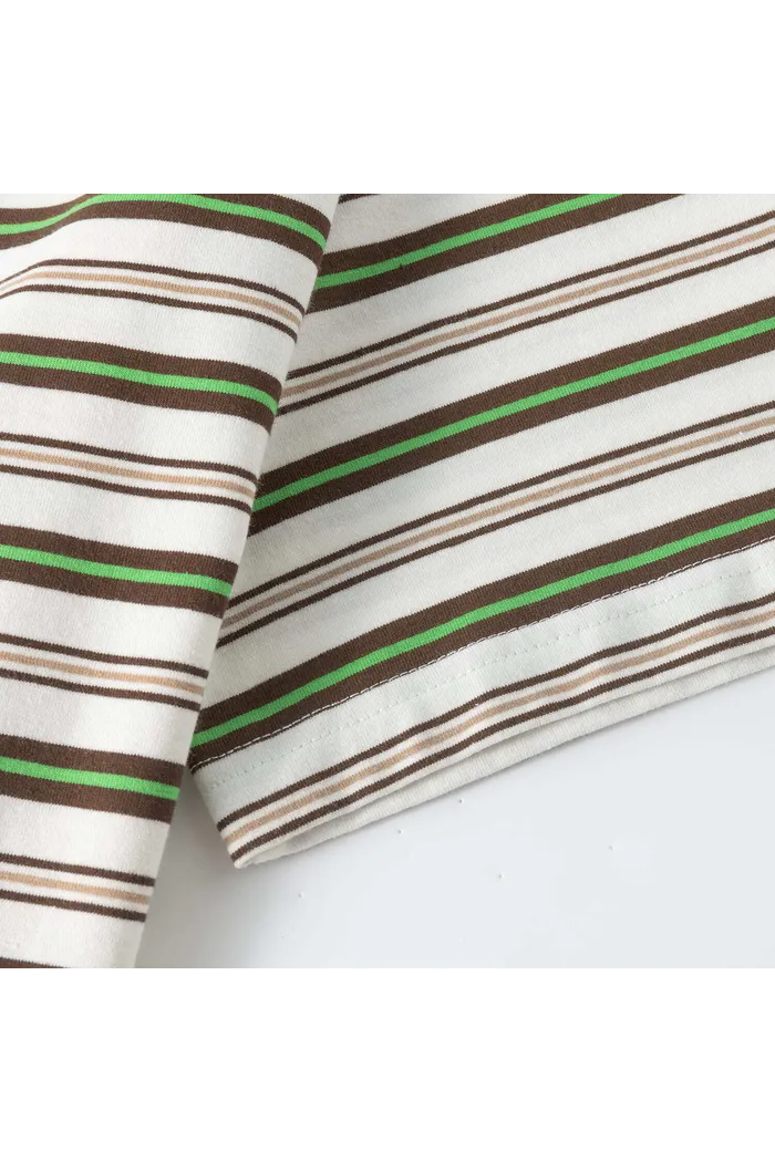 Футболка YMKASHIX Nineties белый/коричневый