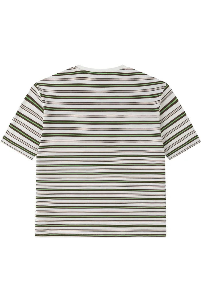 Футболка YMKASHIX Nineties белый/коричневый