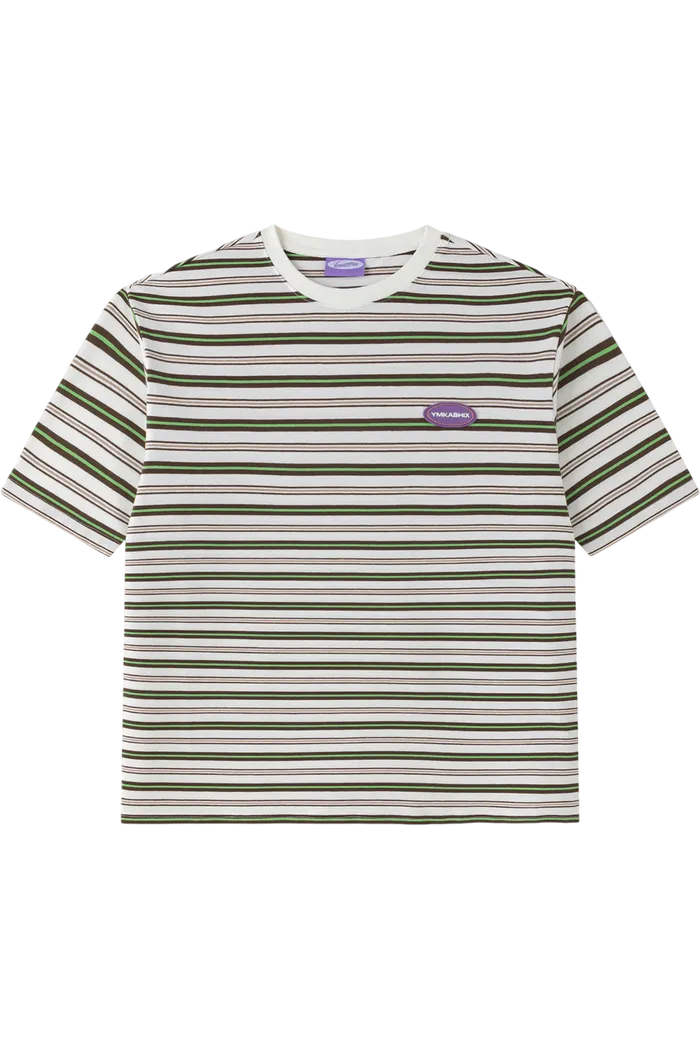 Футболка YMKASHIX Nineties белый/коричневый