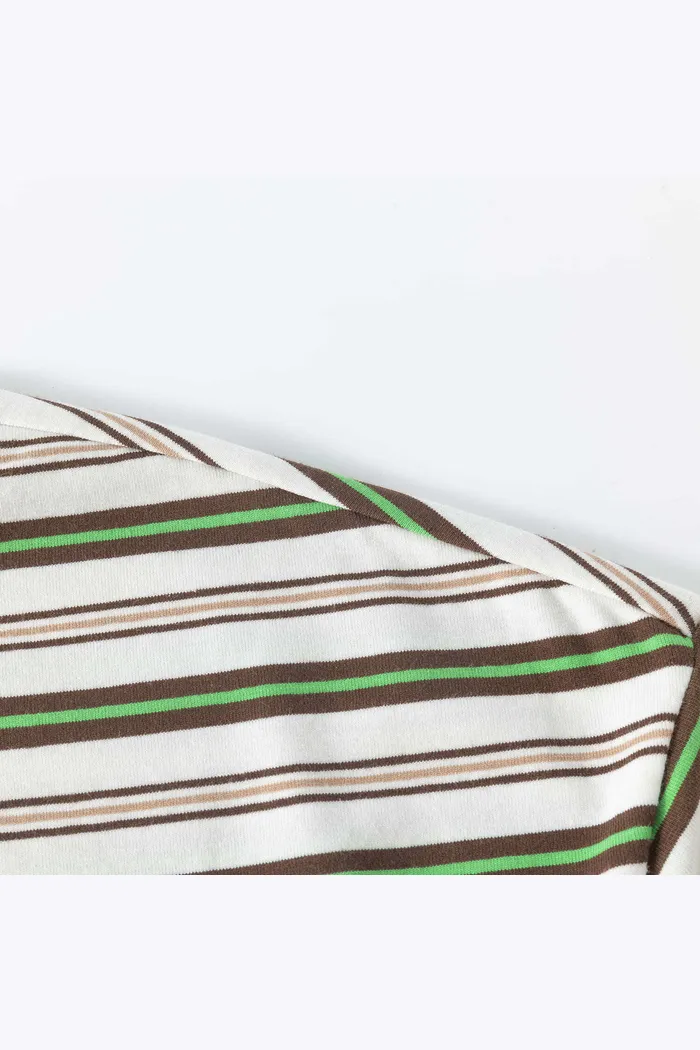 Футболка YMKASHIX Nineties белый/коричневый