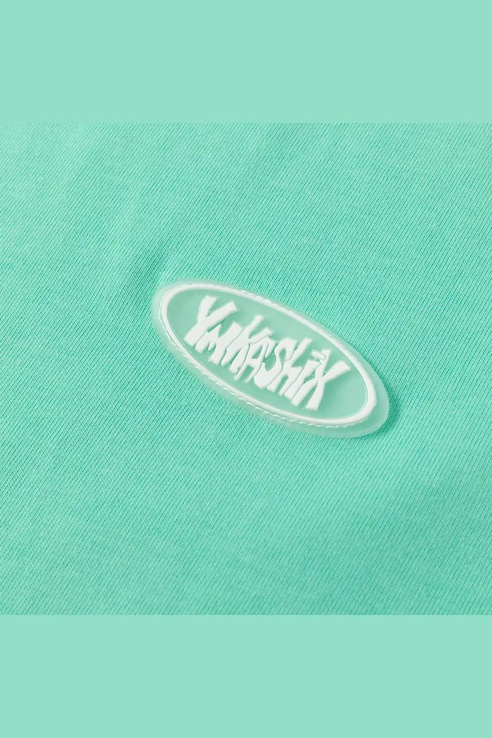 Футболка YMKASHIX COVER бирюзовая унисекс