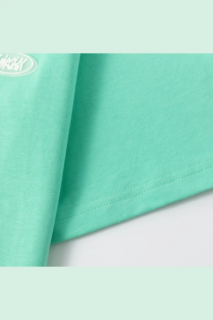 Футболка YMKASHIX COVER бирюзовая унисекс