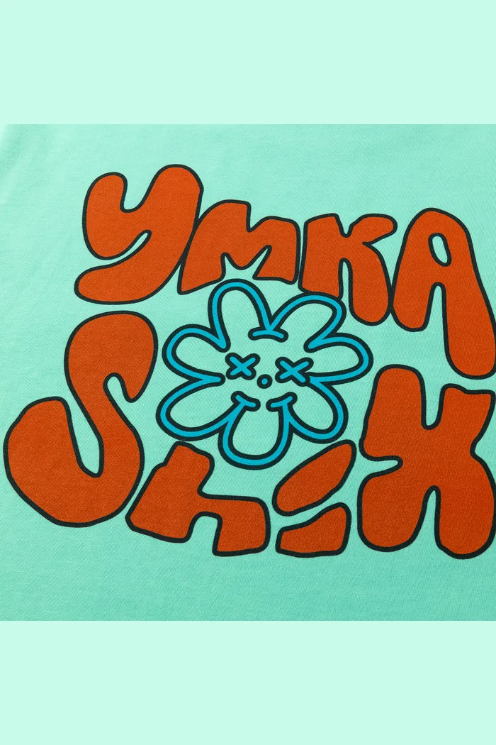 Футболка YMKASHIX COVER бирюзовая унисекс