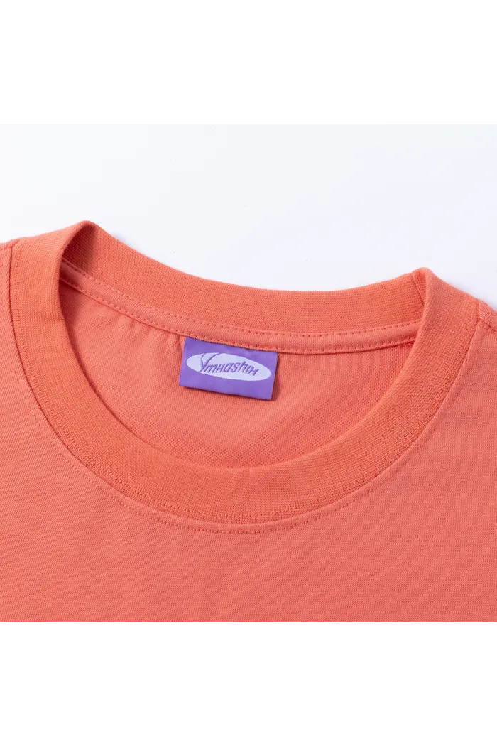 Футболка YMKASHIX Ghost кораллово-оранжевая унисекс