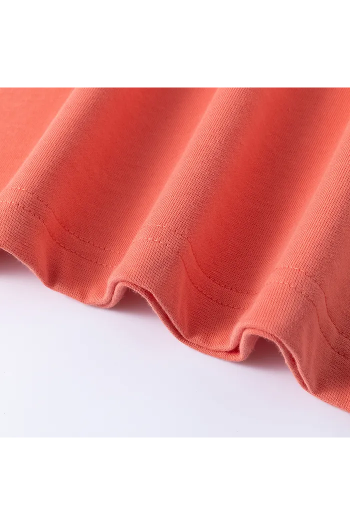 Футболка YMKASHIX Ghost кораллово-оранжевая унисекс