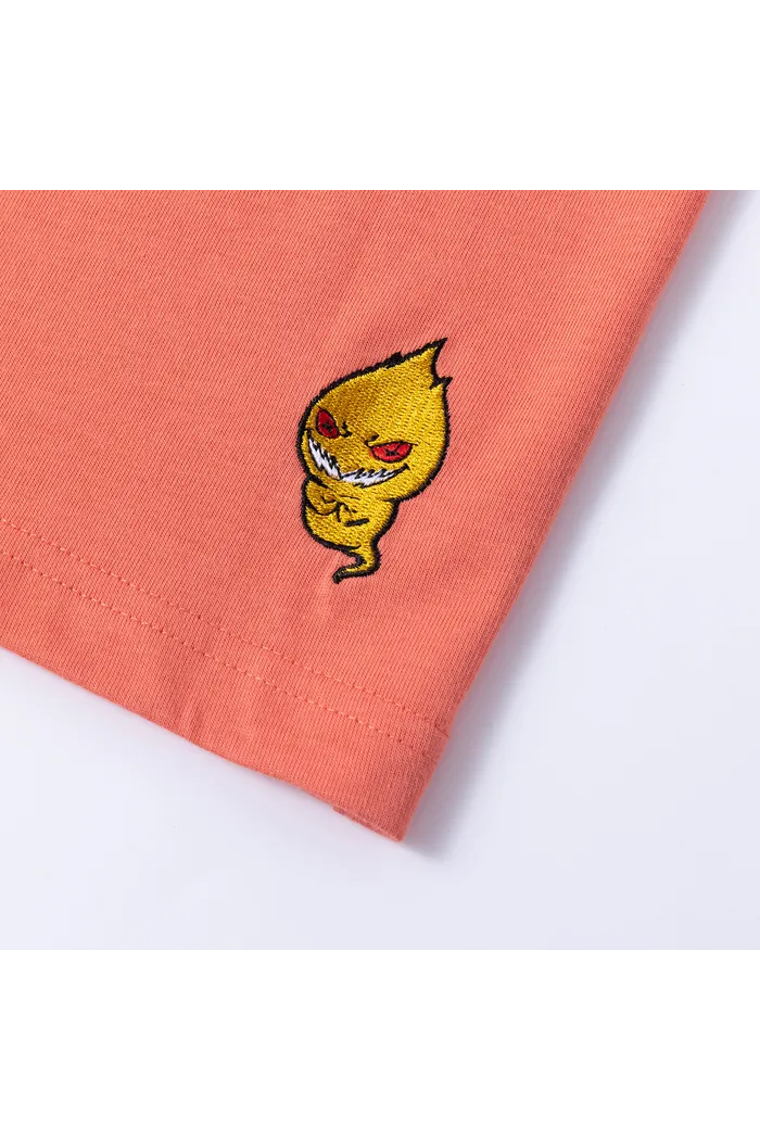 Футболка YMKASHIX Ghost кораллово-оранжевая унисекс