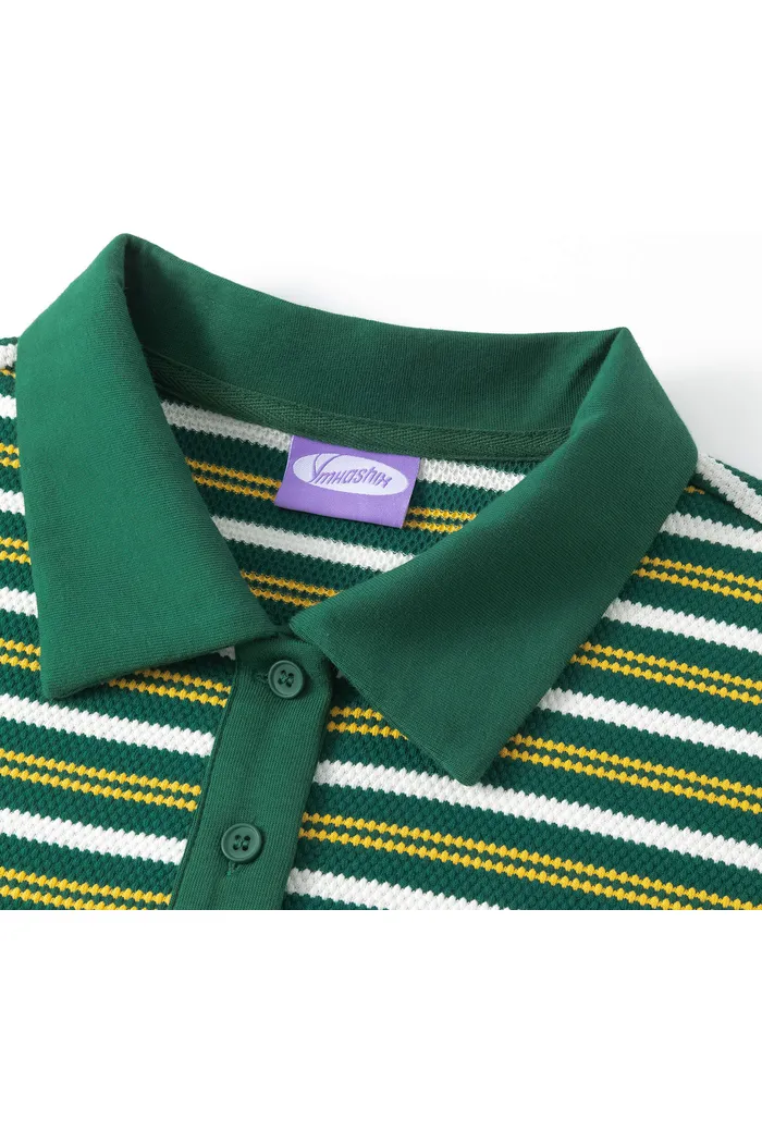 Футболка-поло YMKASHIX Nineties зеленый