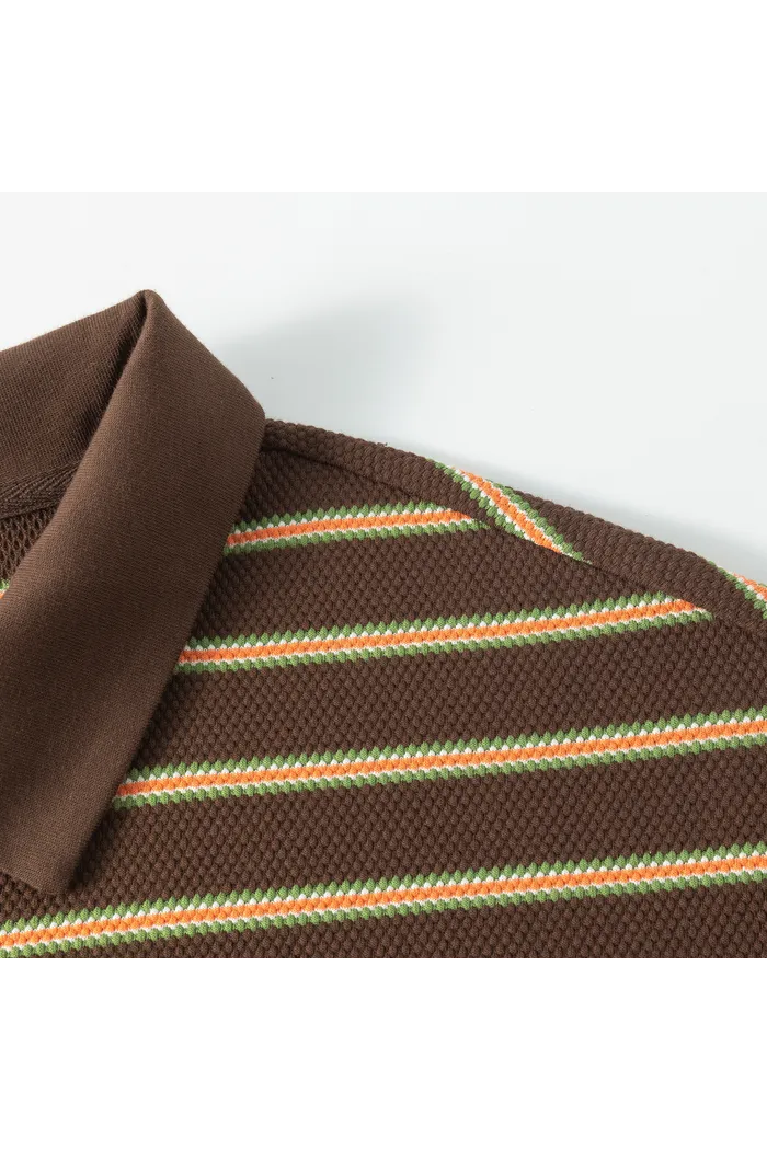 Футболка-поло YMKASHIX Nineties коричневый