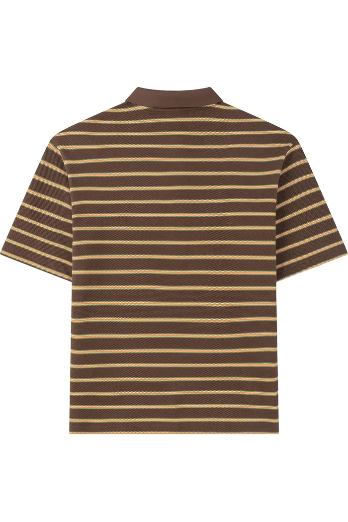 Футболка-поло YMKASHIX Nineties коричневый