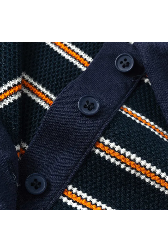 Футболка-поло YMKASHIX Nineties темно-синий