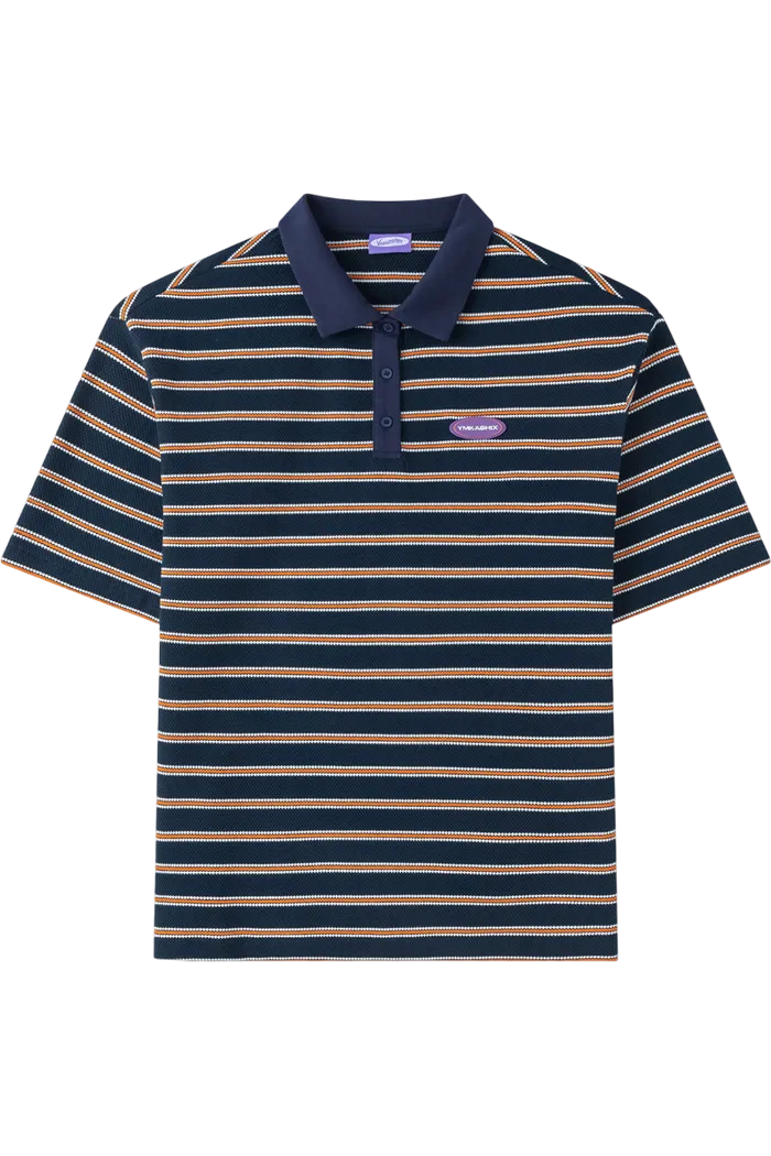 Футболка-поло YMKASHIX Nineties темно-синий