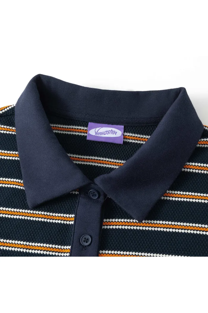 Футболка-поло YMKASHIX Nineties темно-синий