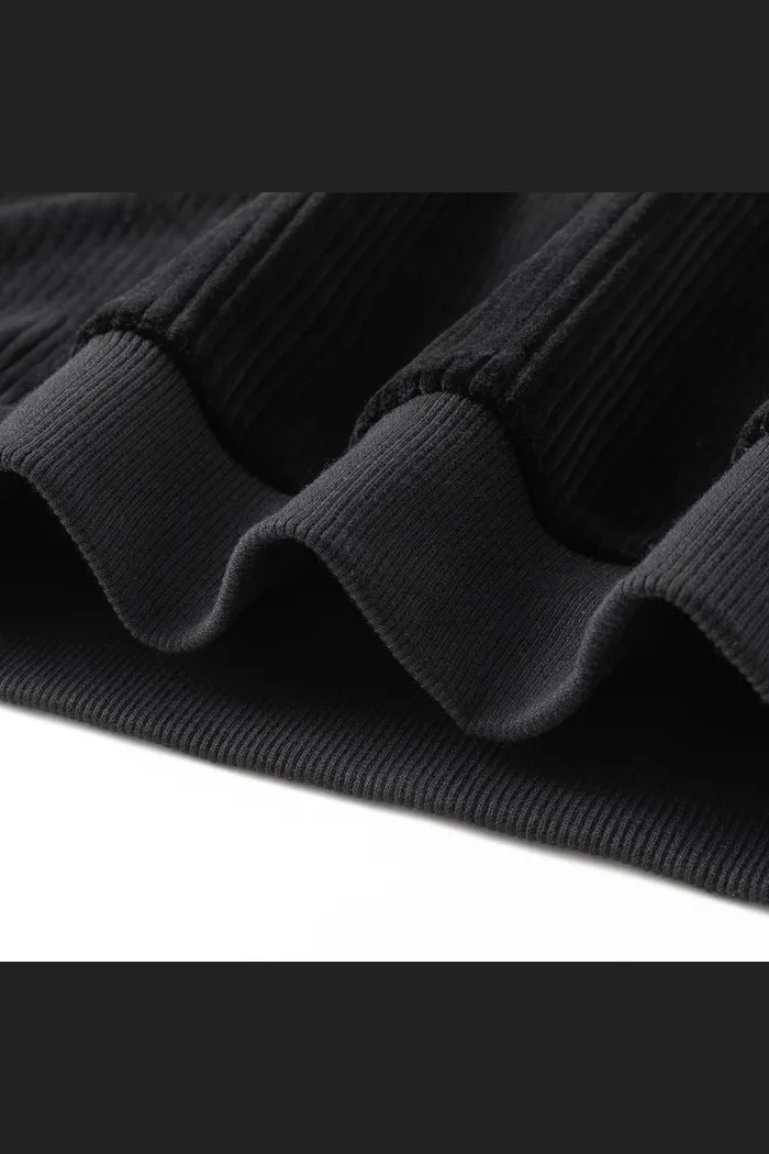 Свитшот велюровый YMKASHIX Puff черный