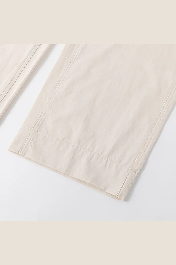 Брюки YMKASHIX Puff Office бежевые унисекс