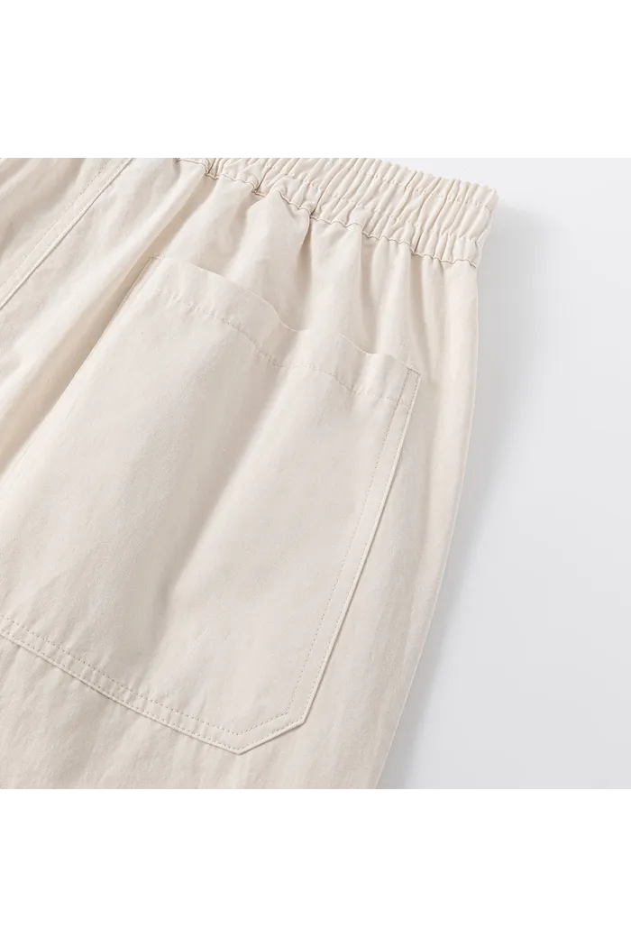 Брюки YMKASHIX Puff Office бежевые унисекс