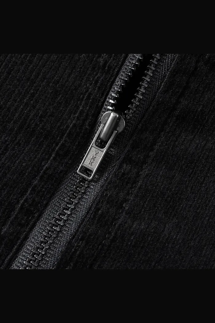 Рубашка YMKASHIX Velvet черная мужская