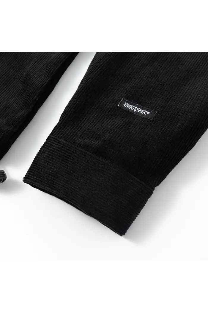 Рубашка YMKASHIX Velvet черная мужская