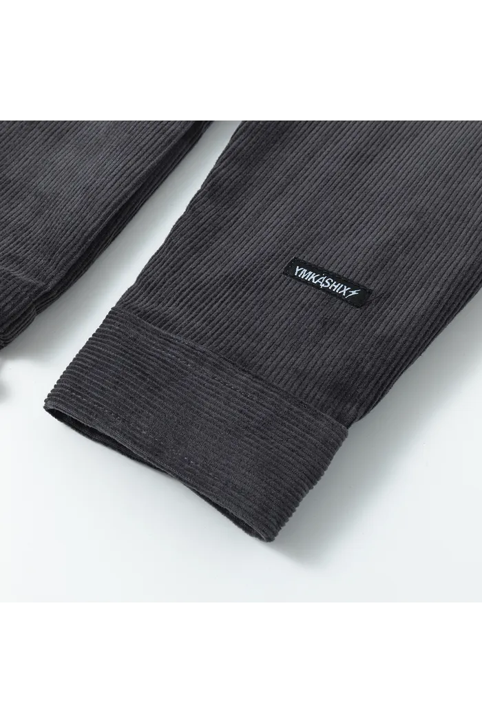 Рубашка YMKASHIX Velvet болотная мужская