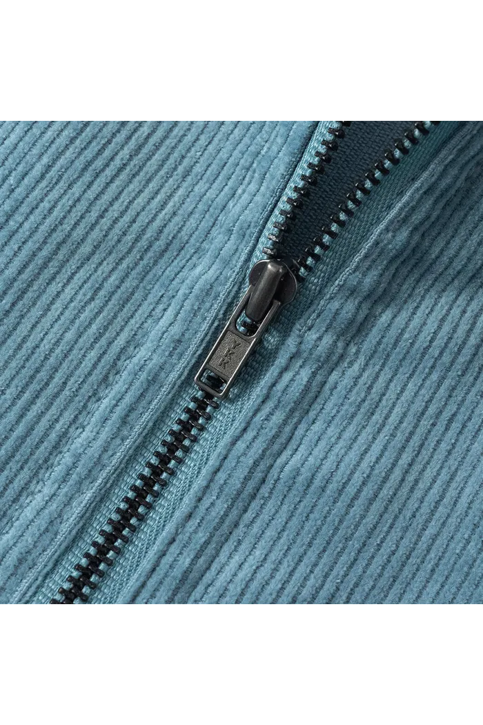 Рубашка YMKASHIX Velvet синяя мужская