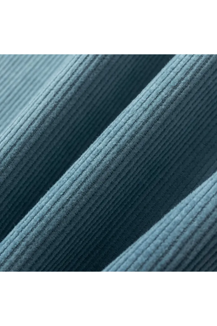 Рубашка YMKASHIX Velvet синяя мужская