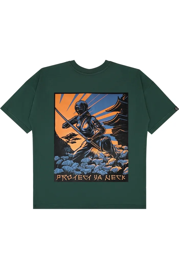 Футболка "Ниндзя" зеленая