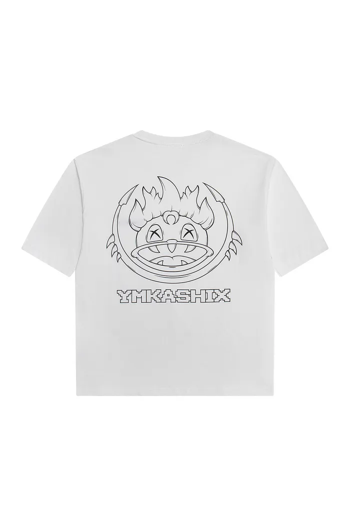 Футболка YMKASHIX 8-bit outline белый