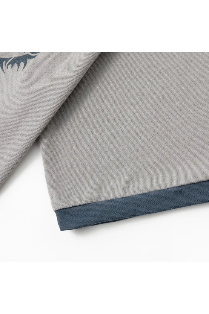 Футболка YMKASHIX Heart темно-серая унисекс