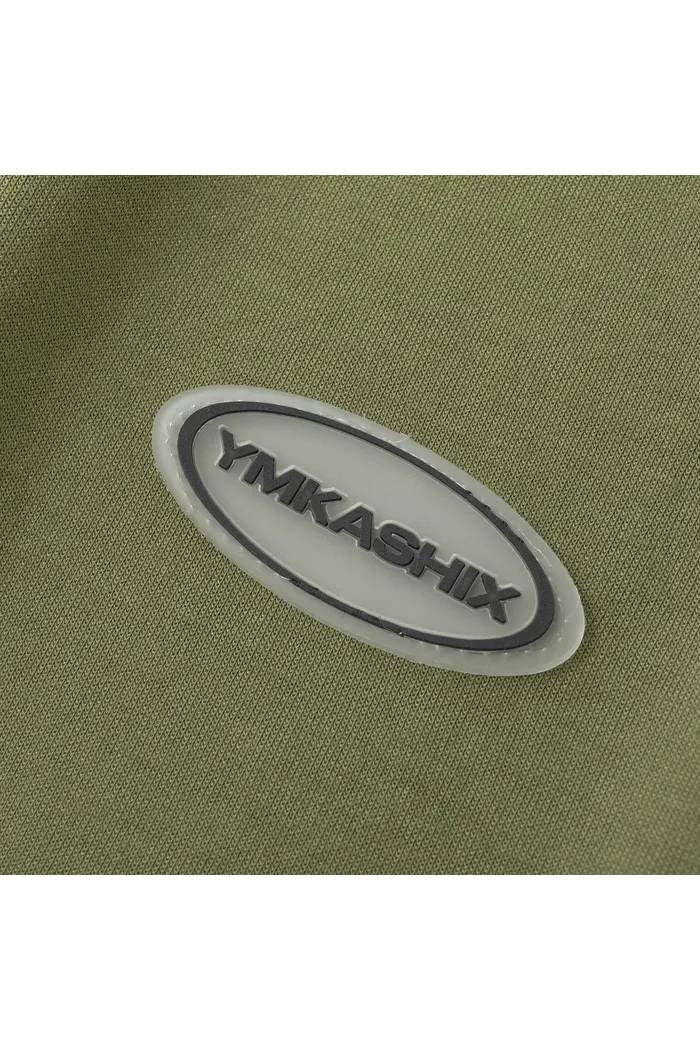 Футболка YMKASHIX New City хаки/коричневый унисекс