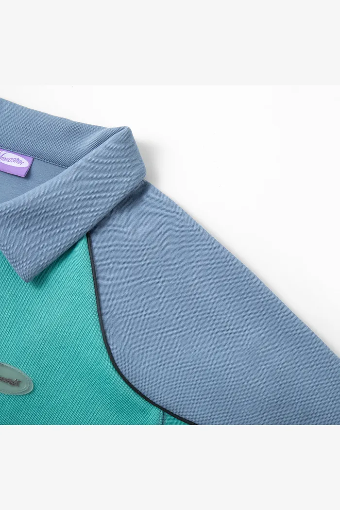 Свитшот YMKASHIX College star пыльно-синий/бирюзовый унисекс