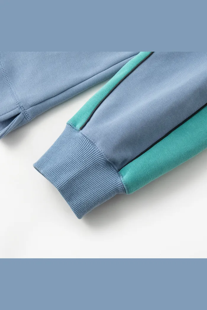 Свитшот YMKASHIX College star пыльно-синий/бирюзовый унисекс