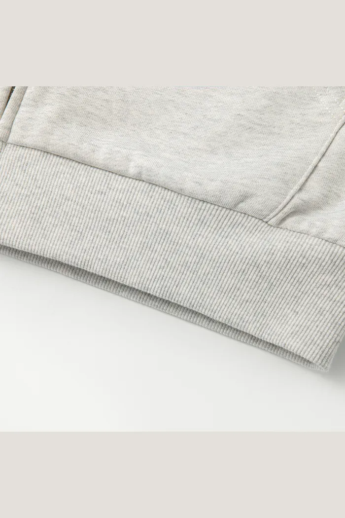 Зип худи YMKASHIX HTF светло-серый/зеленый унисекс