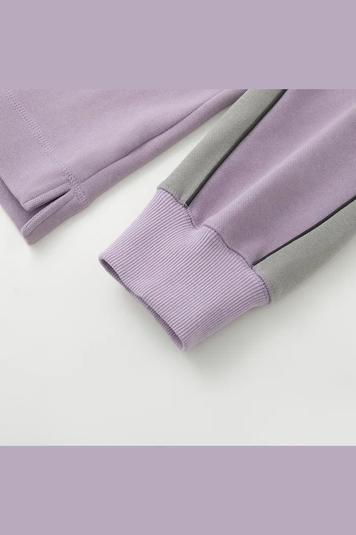 Свитшот YMKASHIX College star фиолетовый/серый унисекс