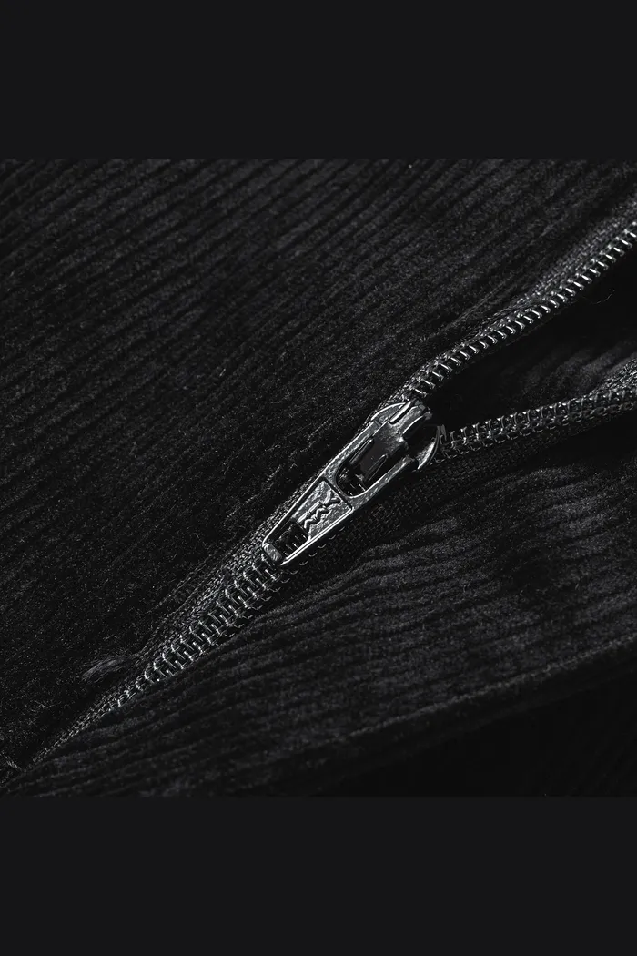 Брюки YMKASHIX velvet 9 черные унисекс