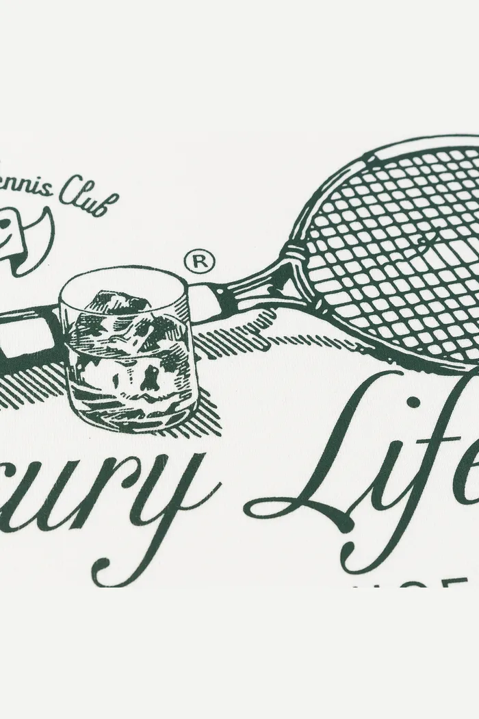 Свитшот DUSTY RACQUET RLXD HW SWT ecru белый унисекс