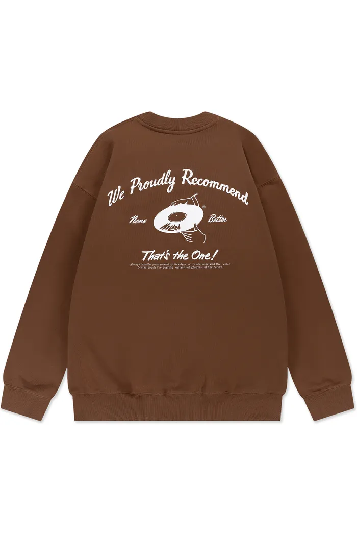 Свитшот NONE BETTER RLXD NAP SWT табачный унисекс