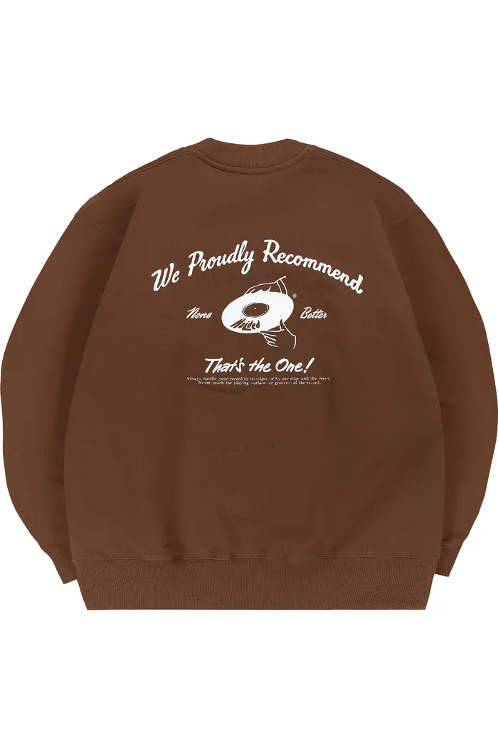 Свитшот NONE BETTER RLXD NAP SWT табачный унисекс