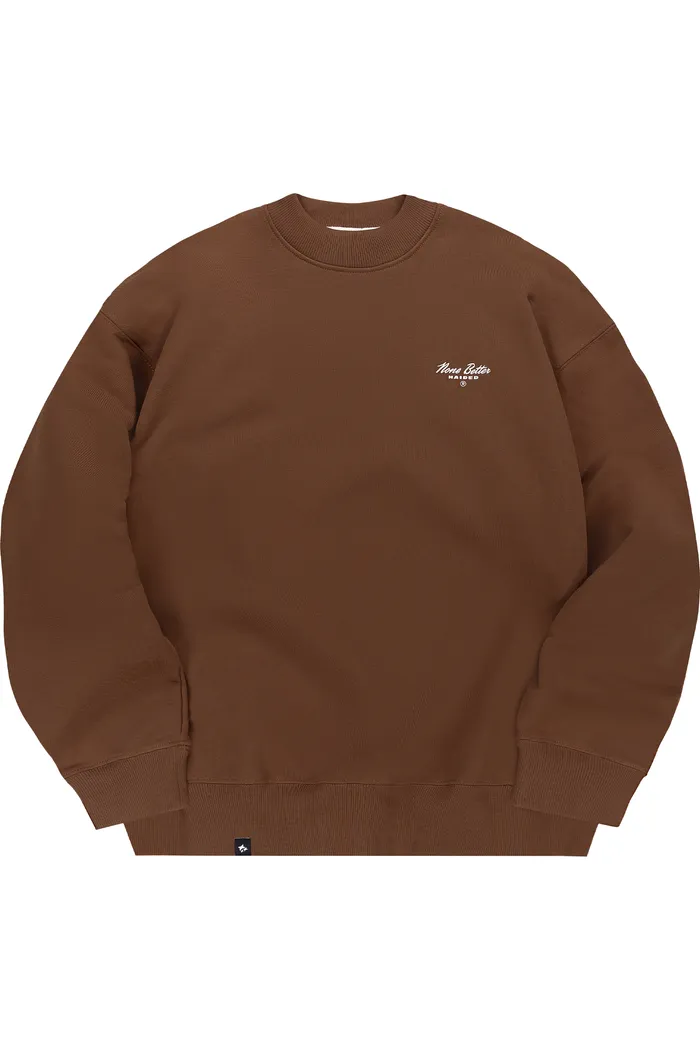 Свитшот NONE BETTER RLXD NAP SWT табачный унисекс