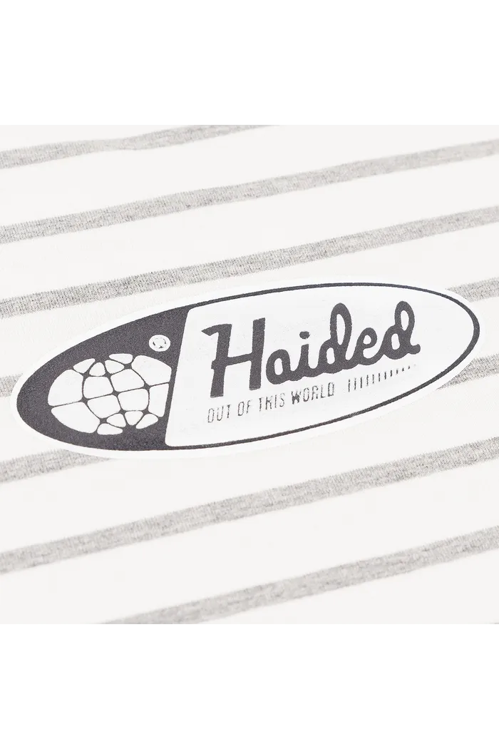 Лонгслив OFF WORLD RLXD FIRM LS TEE бело-серый в полоску унисекс