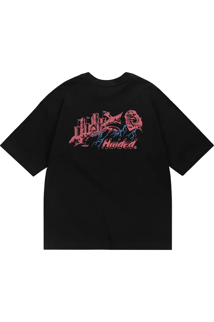 Футболка WARLOCK RLXD HW TEE чёрная унисекс