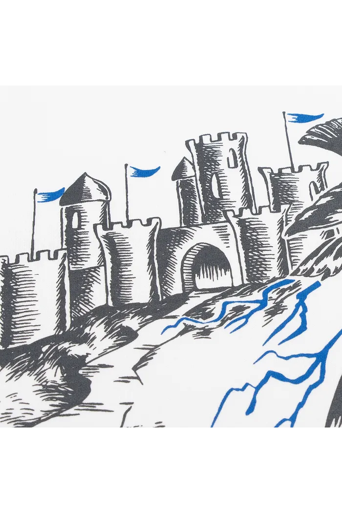 Футболка WARLOCK RLXD HW TEE белая унисекс