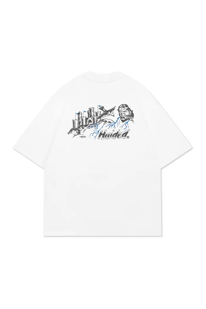 Футболка WARLOCK RLXD HW TEE белая унисекс