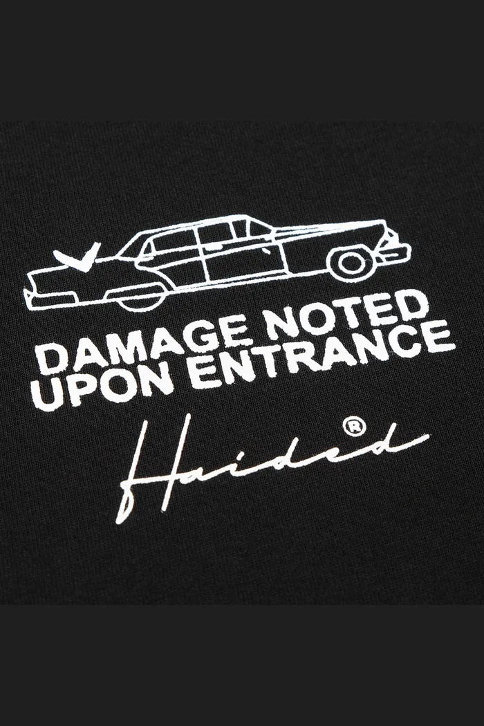 Футболка DAMAGE RLXD HW TEE чёрная унисекс